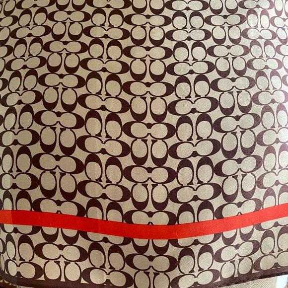 NWT Coach Silk CC Scarf - Picture 3 of 6